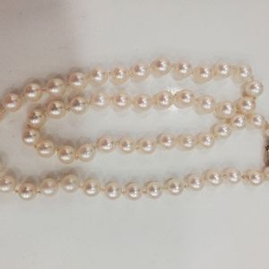 Pearl necklace cultured vintage